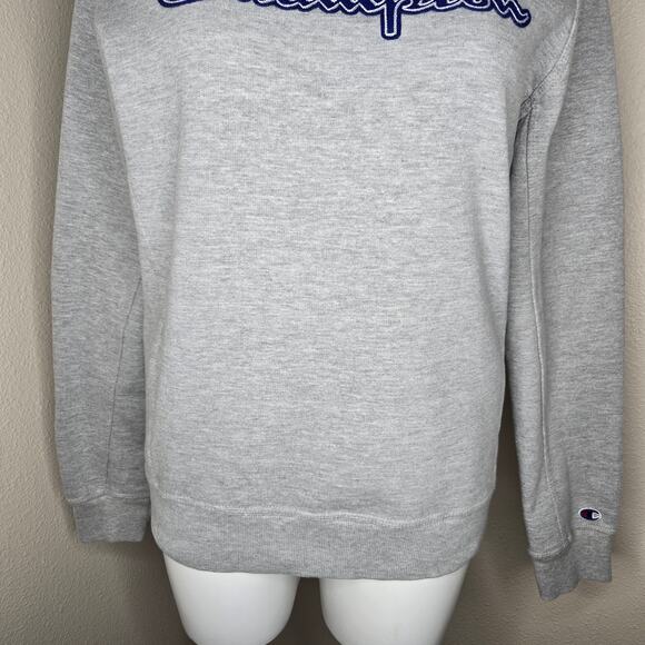 CHAMPION Women's Crewneck Embroidered Logo Sweatshirt Size Large - Picture 4 of 12